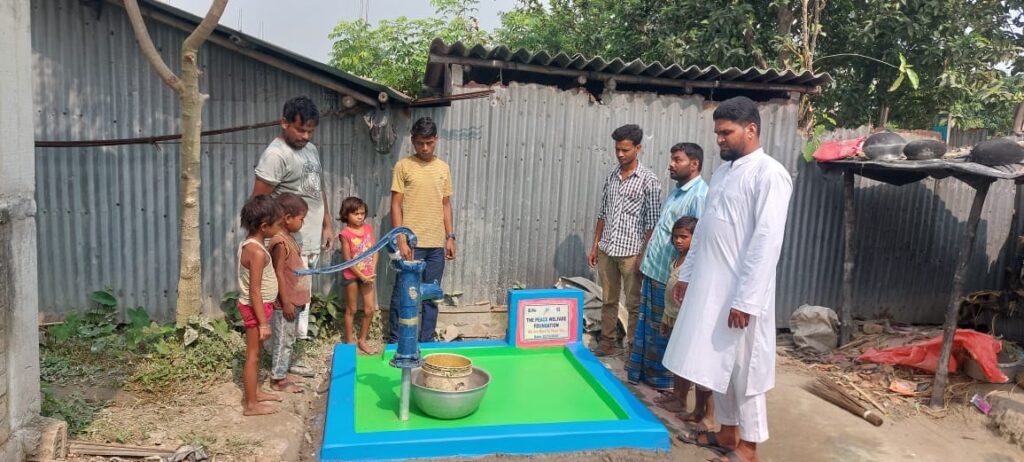 Hand pump for the people of BIHAR Village